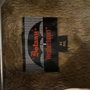 Botany weathertopper with removable fur inner vest.